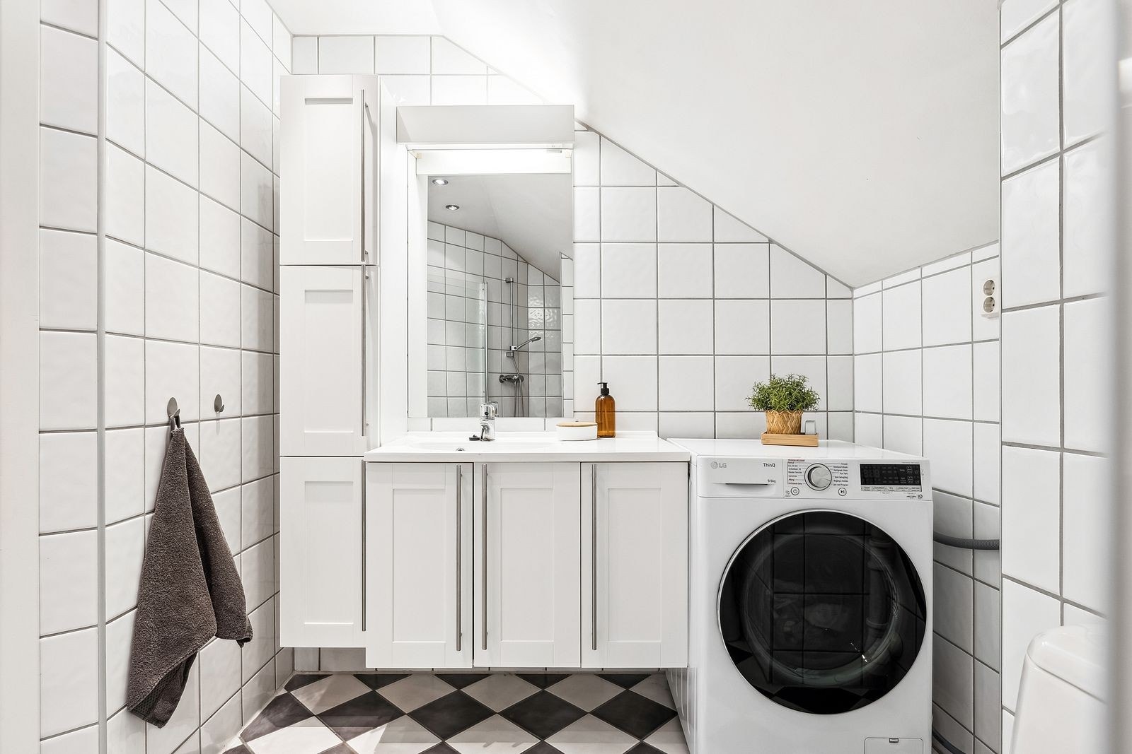 Badet holder god standard Galleribilde