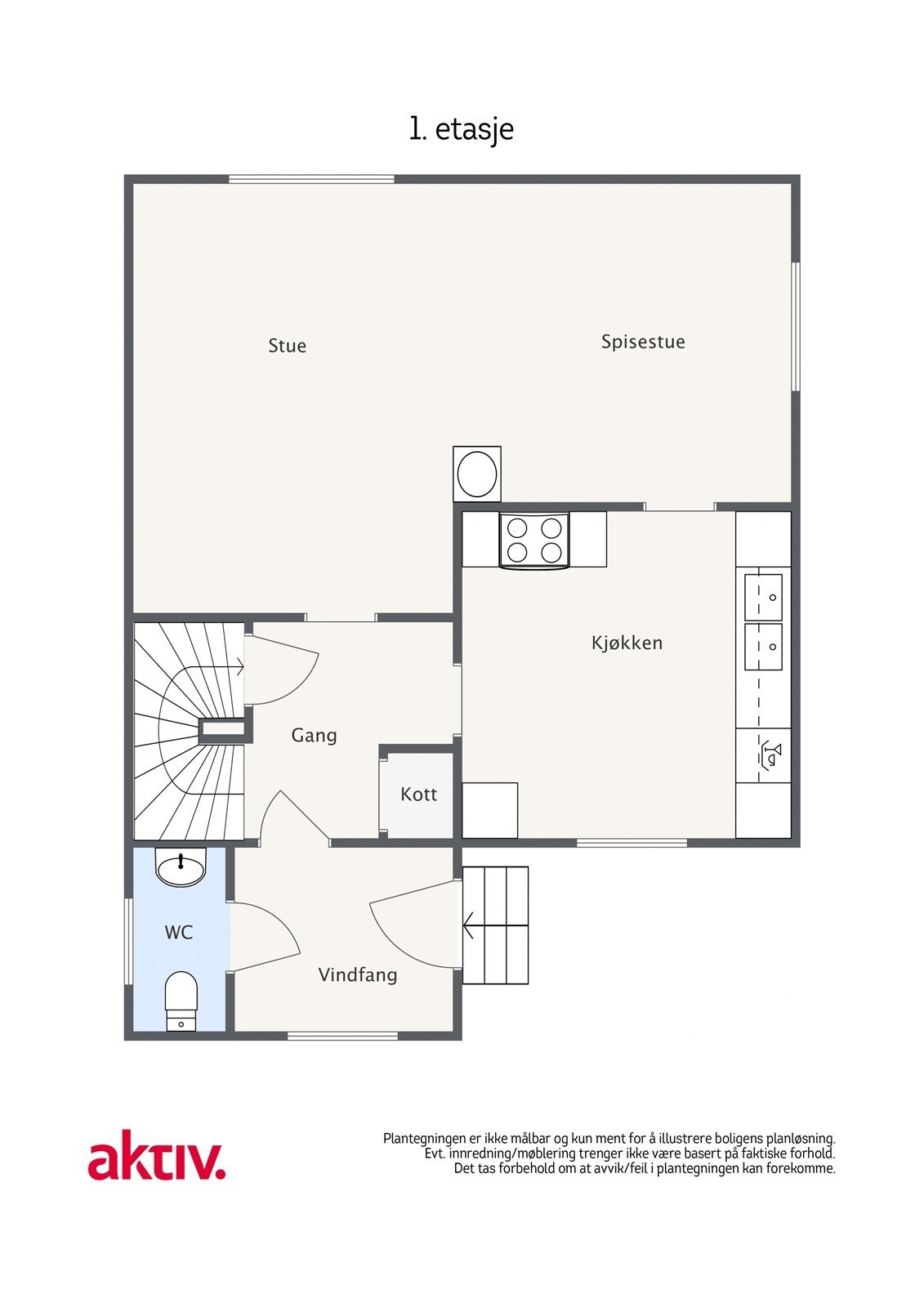 Telemarksgata 1 - 2D - 1. etasje Galleribilde