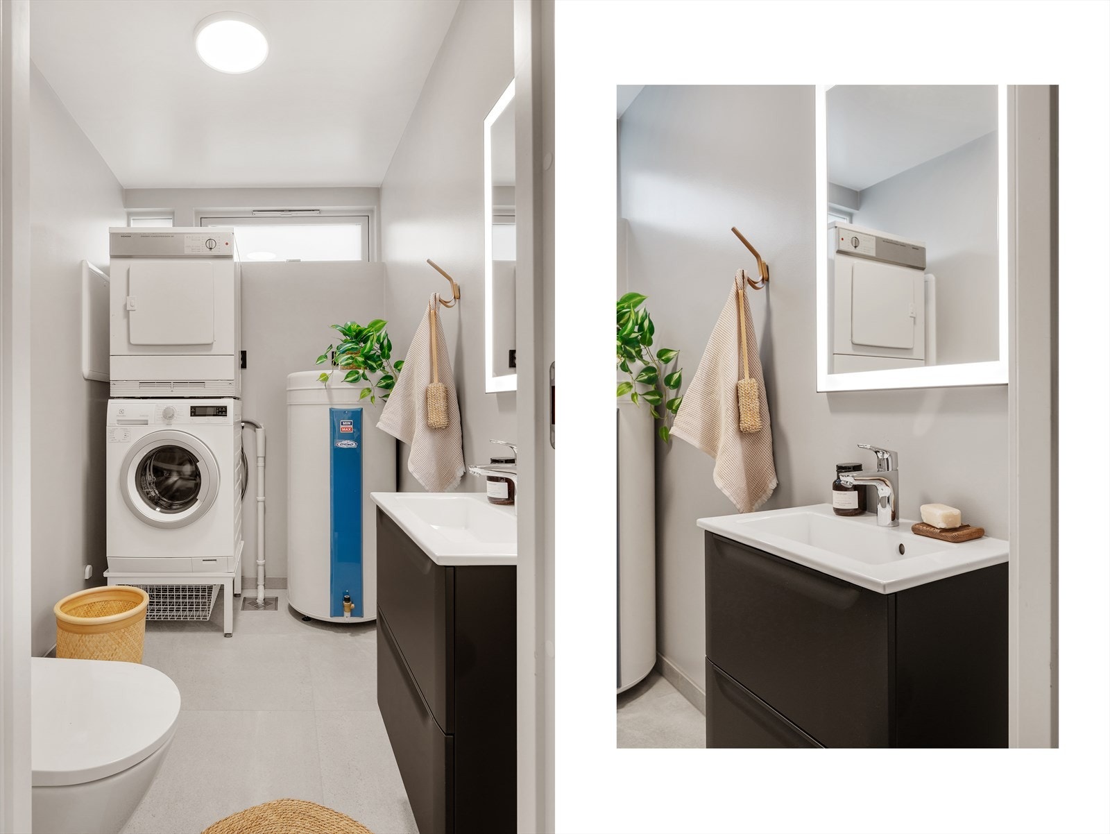 - Separat toalett/vaskerom med behagelig varme i gulv, nytt i 2022 - Galleribilde