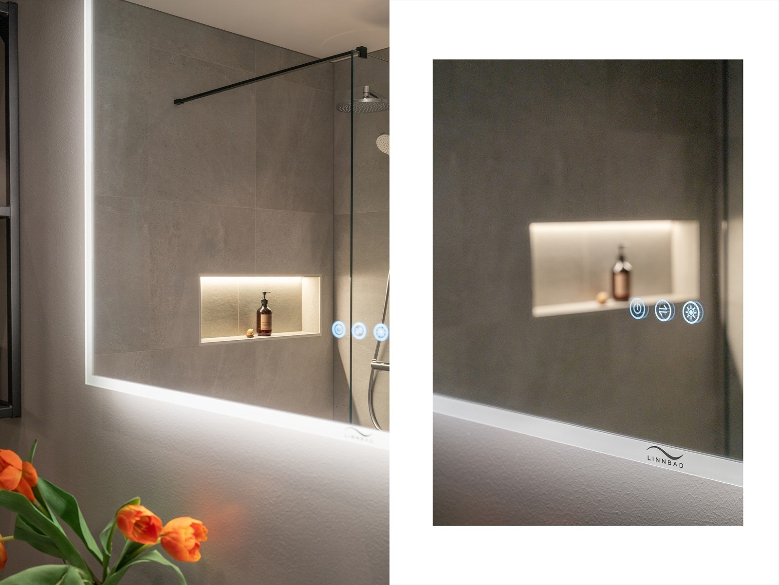 - Speil med integrert touch-funksjon - Galleribilde