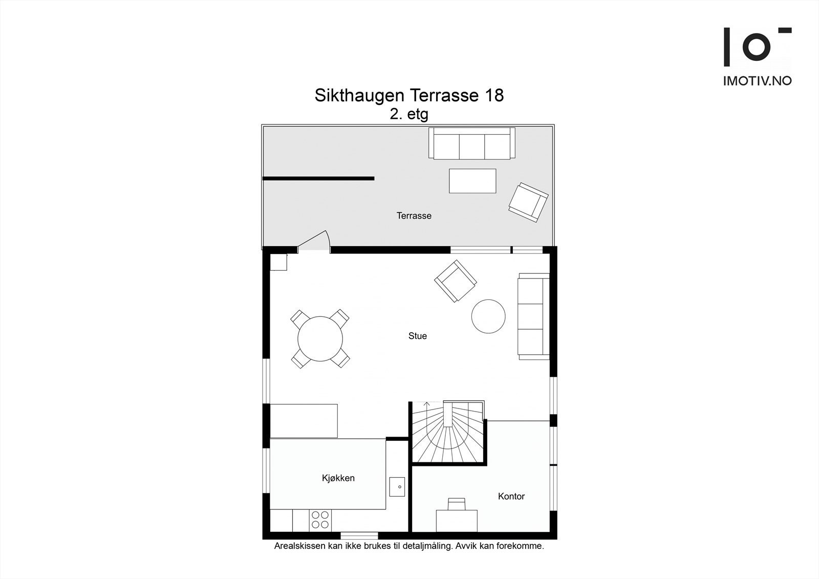 - Plantegning hovedetasje - Galleribilde