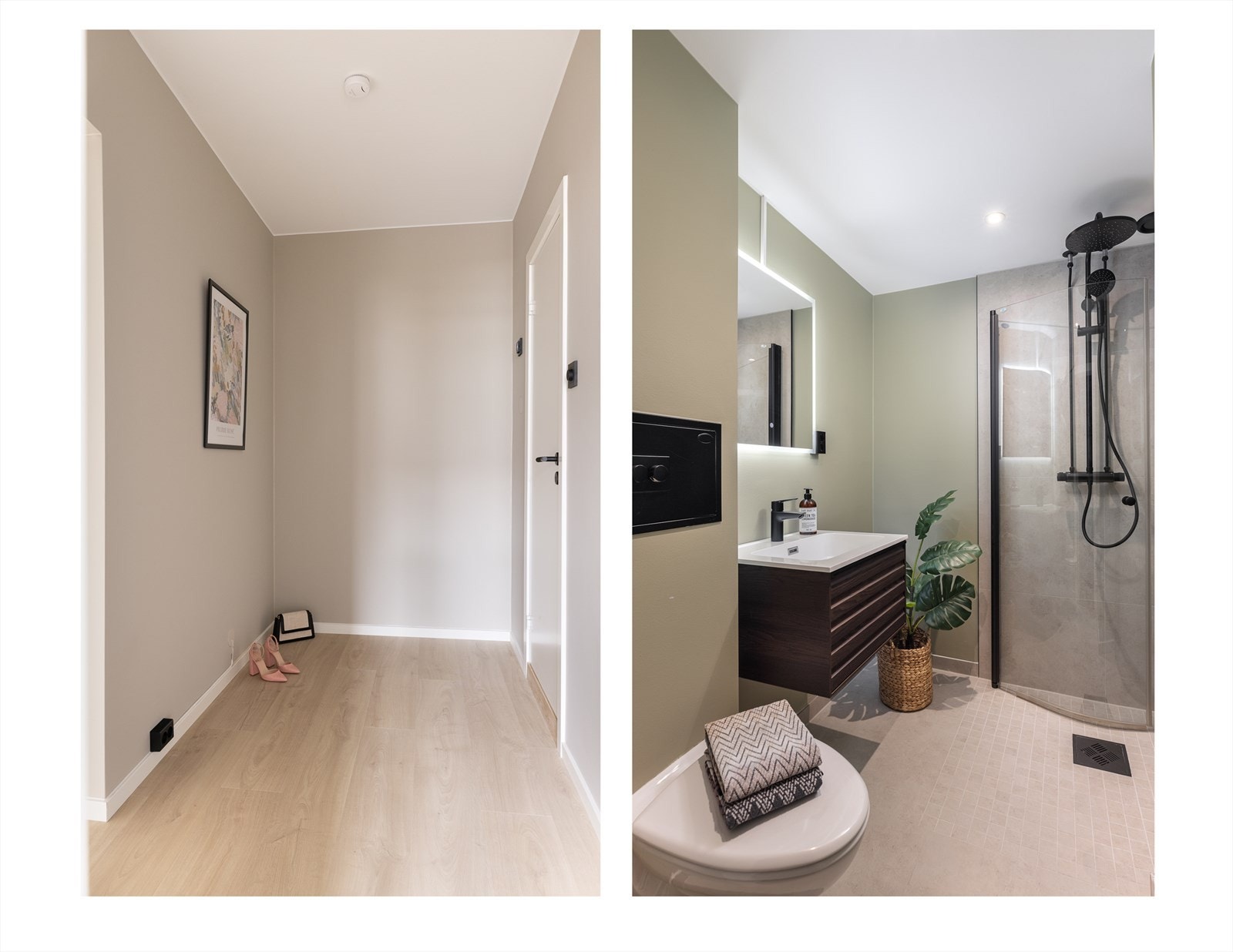 - Det er plass til garderobeløsning i entré - Galleribilde