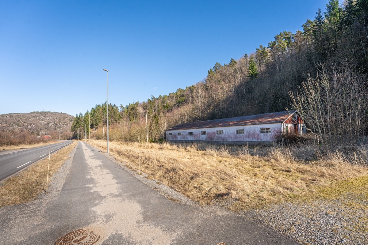Tomteområdet ligger fint til med opparbeidet gang- og sykkelvei rett ved siden av. Galleribilde