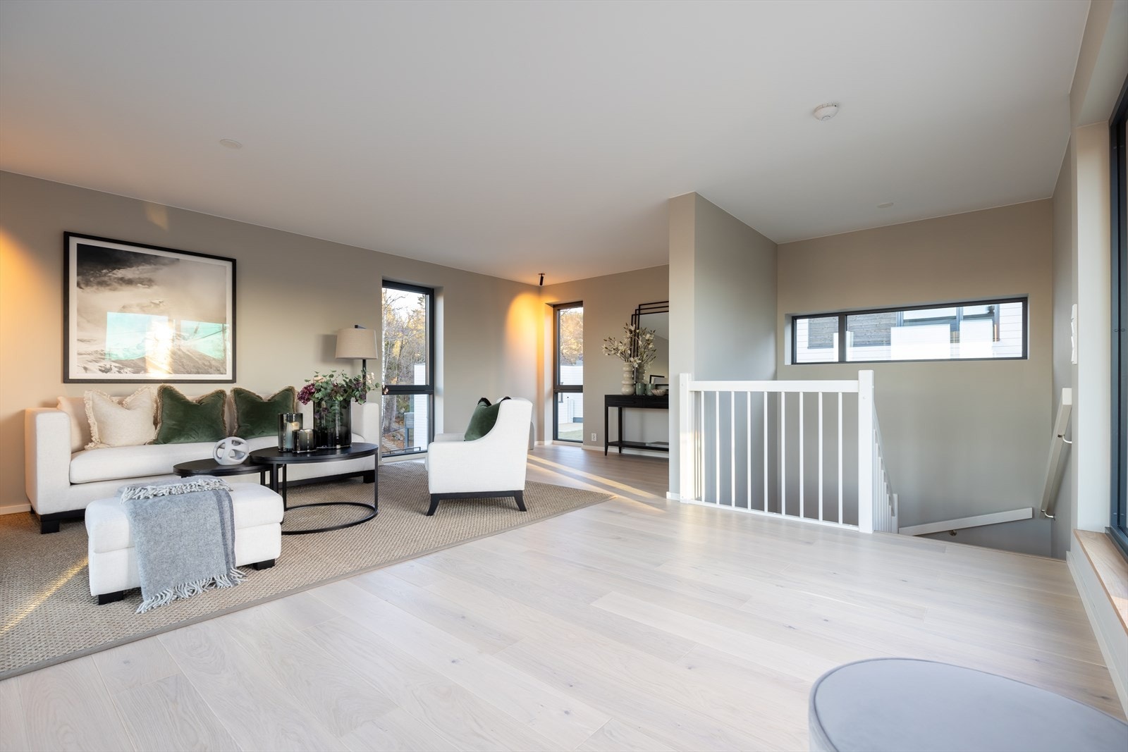 I 3. etasje er det svært romslig stue på hele 36 kvm. Galleribilde