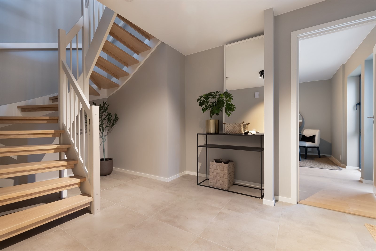 Her er det plass til garderobeskap for oppheng av yttertøy. Galleribilde