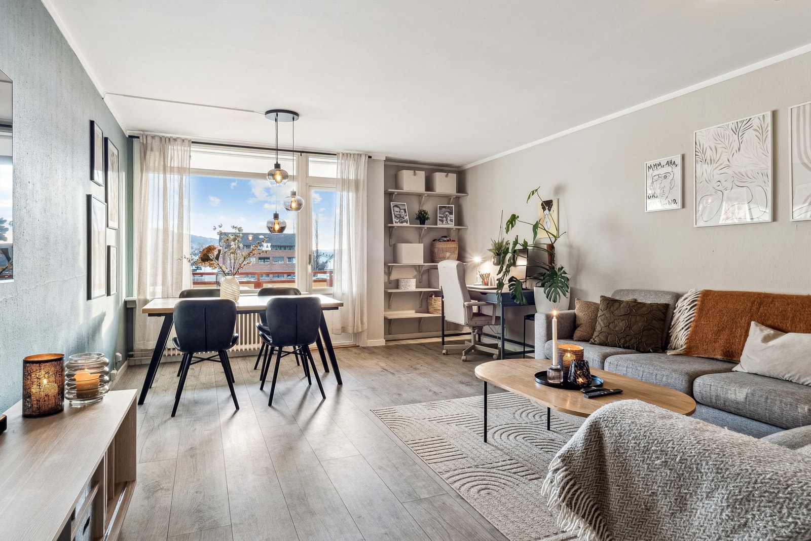 Velkommen til Fåberggata 157B - en pent oppgradert leilighet rett nord for sentrum. Galleribilde