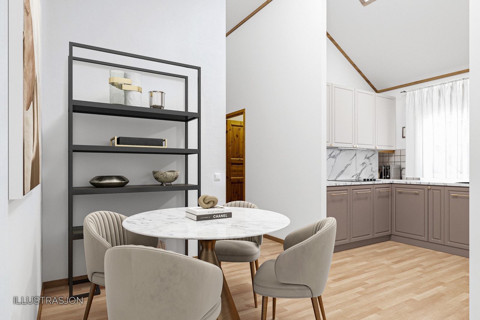 (Digitalt møblert) Galleribilde