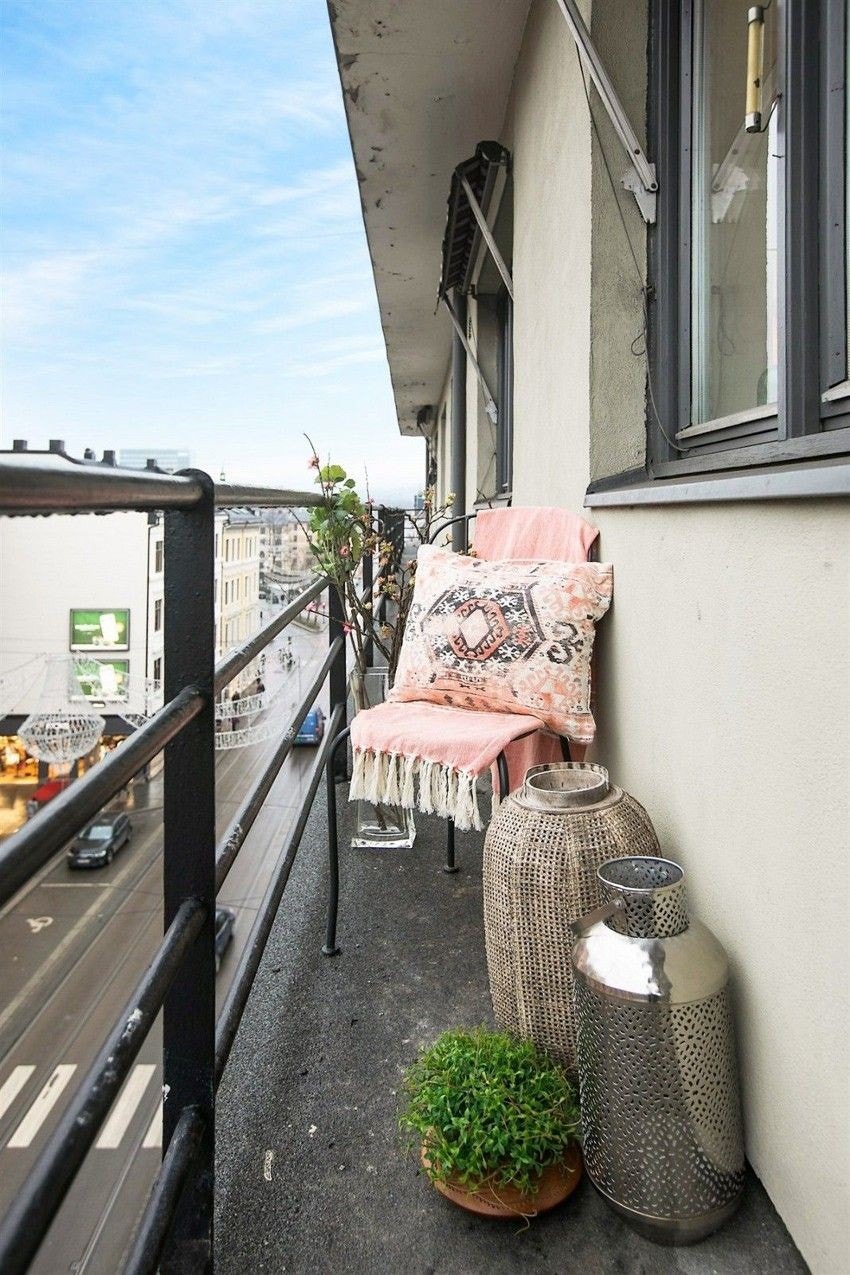 Brannbalkong - Flott utsyn mot Bogstadveien. Galleribilde