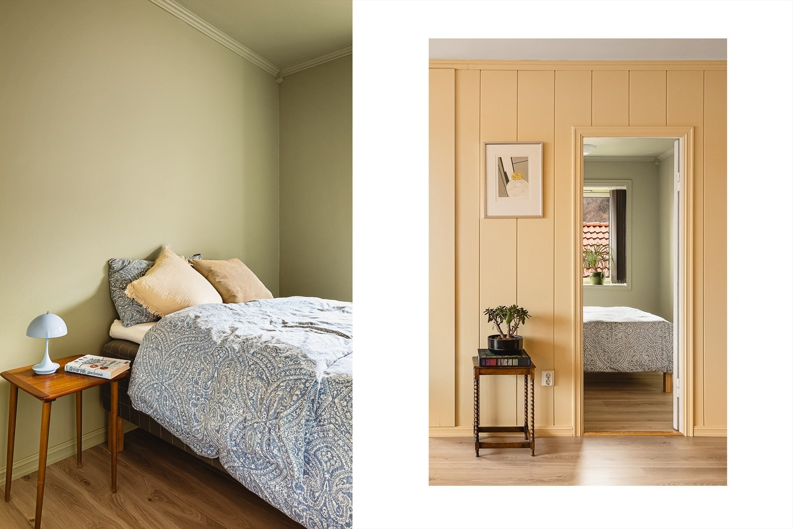 Soverom 2 med plass til seng og nattbord. Galleribilde