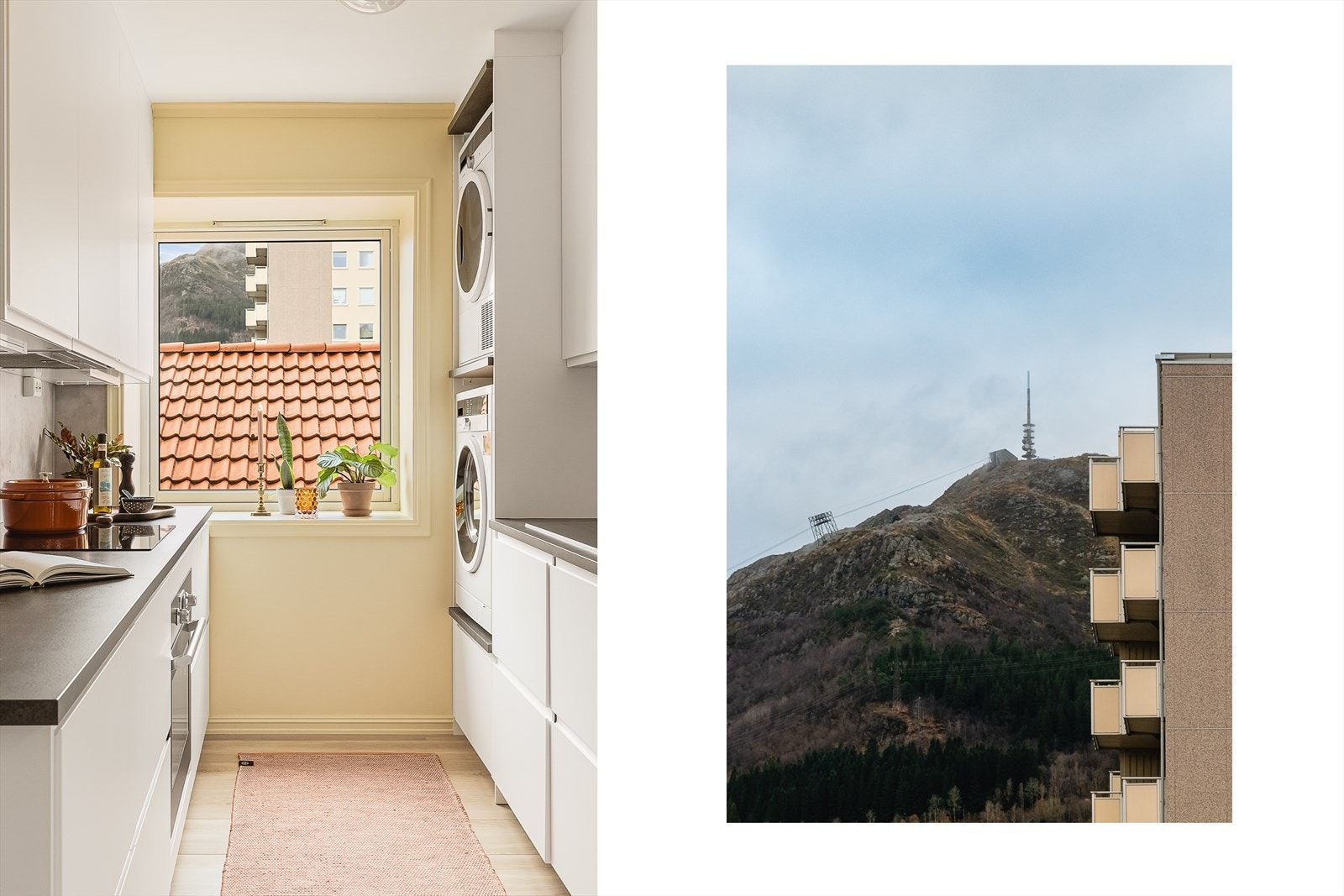 Her kan man "kokkelere" med utsikt mot Ulriken, byens beste fjell! Galleribilde