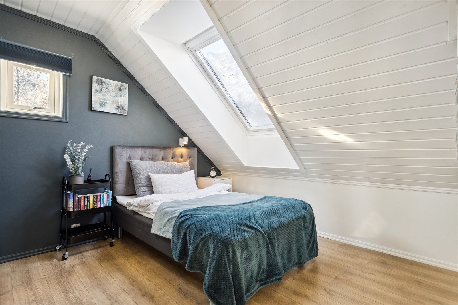 Her er det muligheter for å etablere hjemmekontor, lekerom eller gjesterom. Galleribilde