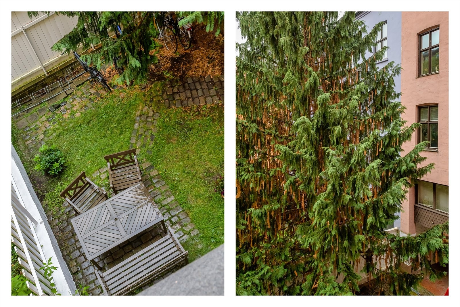 Fra boligen mot bakgård (soveromssiden) Galleribilde