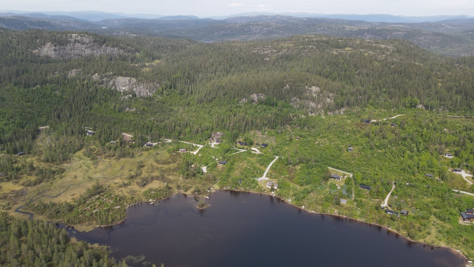 Eiendommen sett fra Birtevatn Galleribilde