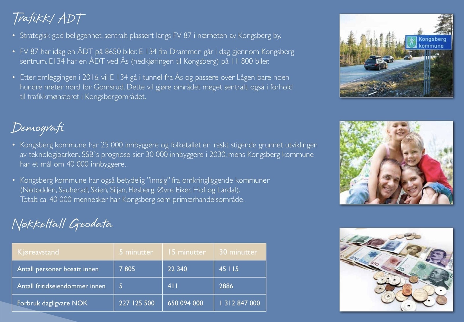 Trafikk/ÅDT - Demografi - Nøkkeltall. Galleribilde