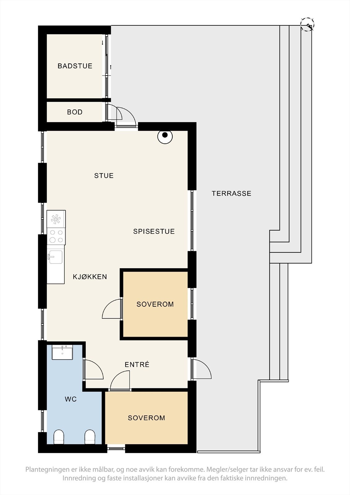 Plantegning. Galleribilde