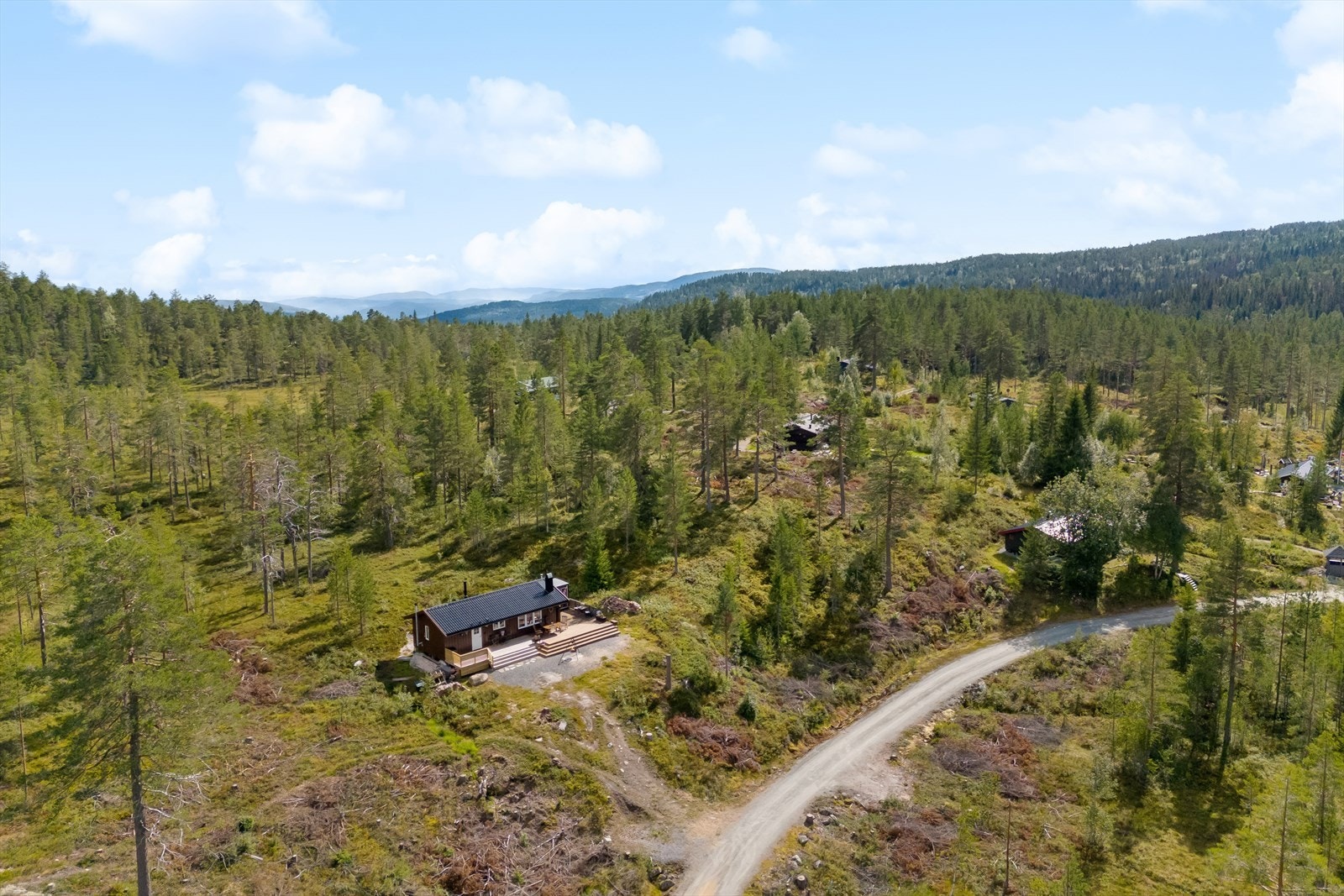 Kort avstand til Glessjøen med fine bade- og fiskemuligheter. Det er også skiløypenett i umiddelbar avstand på vinterhalvåret. Galleribilde