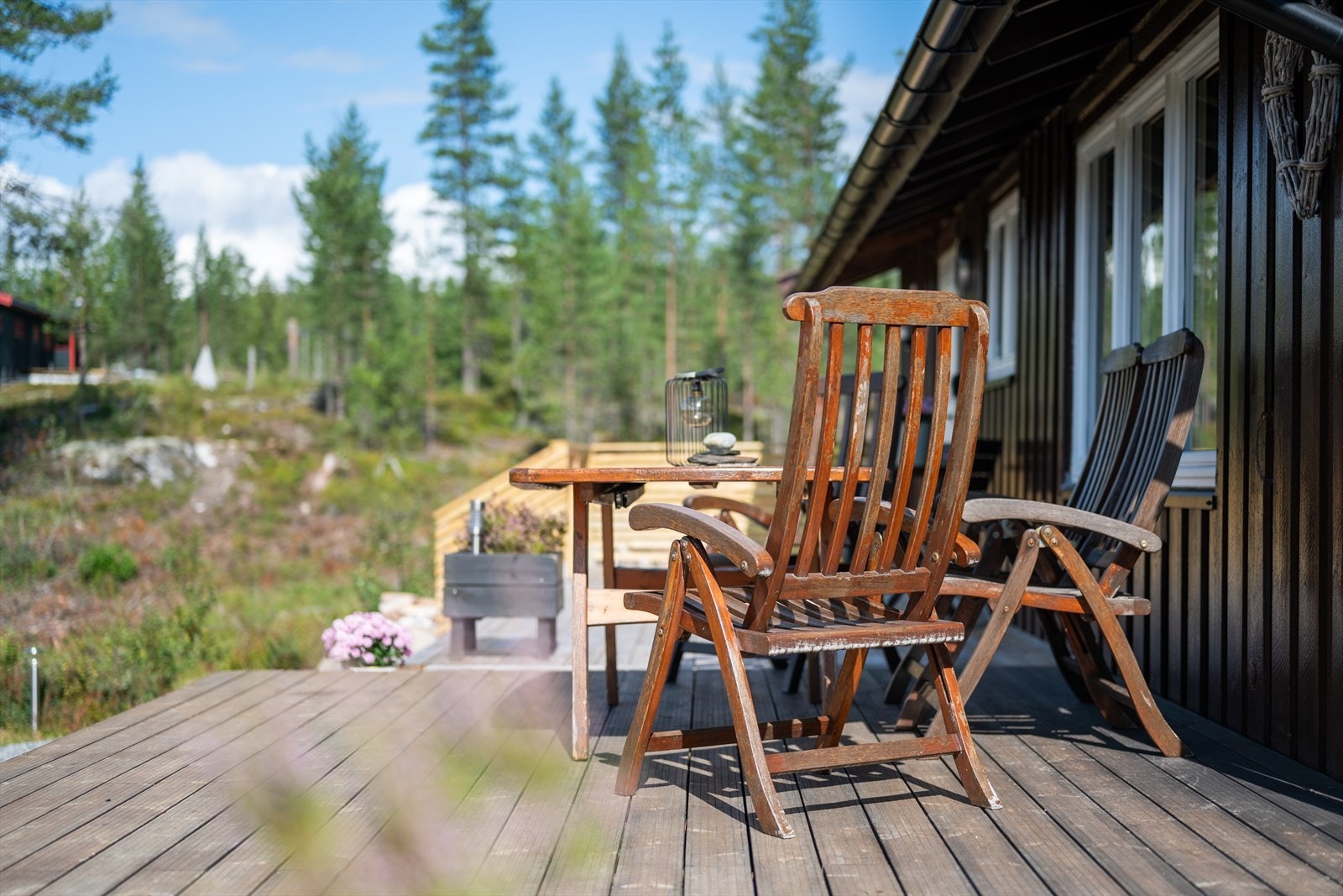 Her er det fint å sitte og nyte de fine omgivelsene. Galleribilde