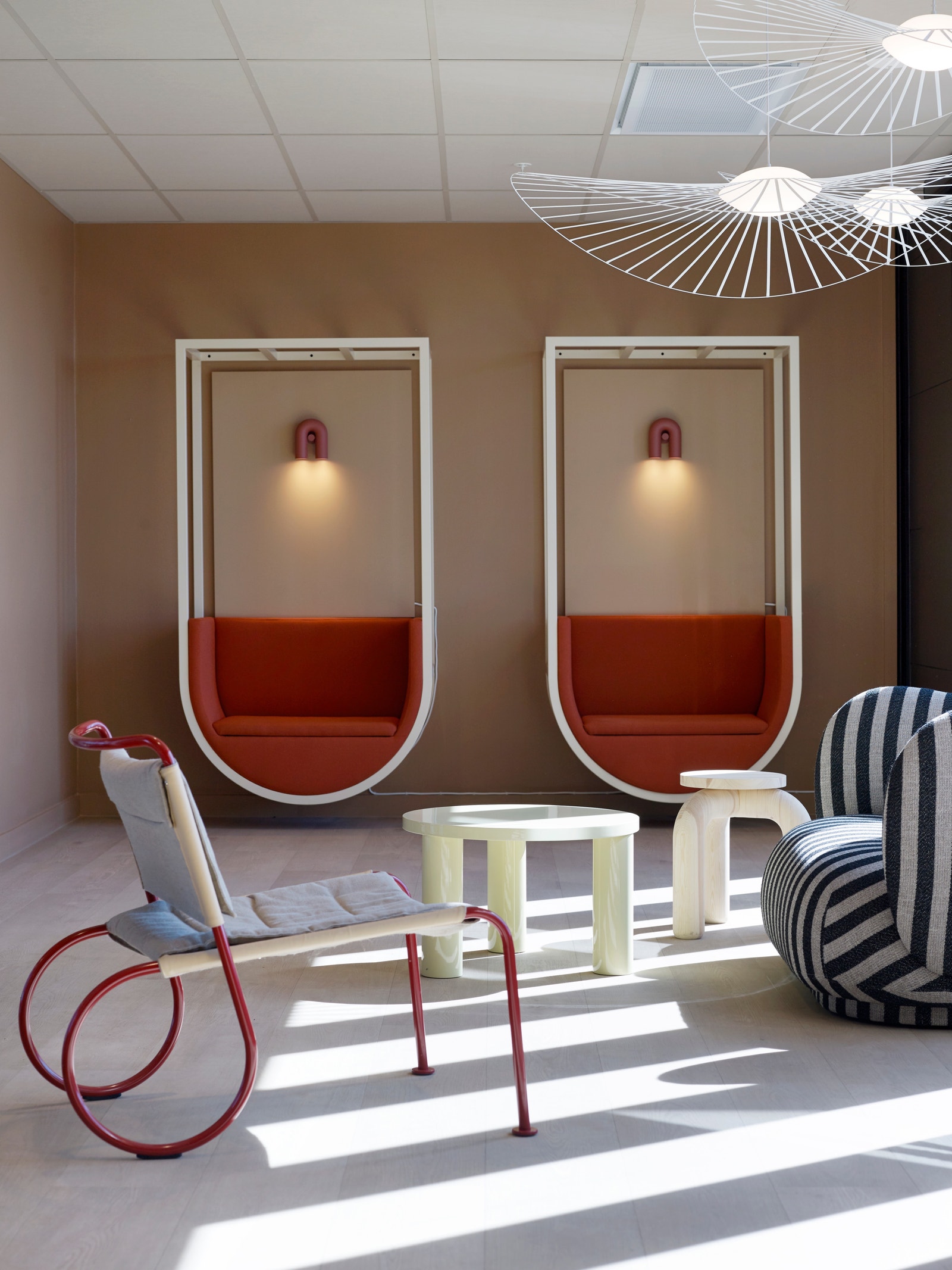 Inspirasjonsbilder fra annen etasje i bygget (interiørarkitekt Nina Wolff fra Curious Yellow). Galleribilde