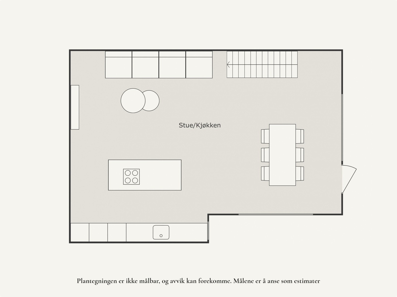 Plantegning 1. etg Galleribilde