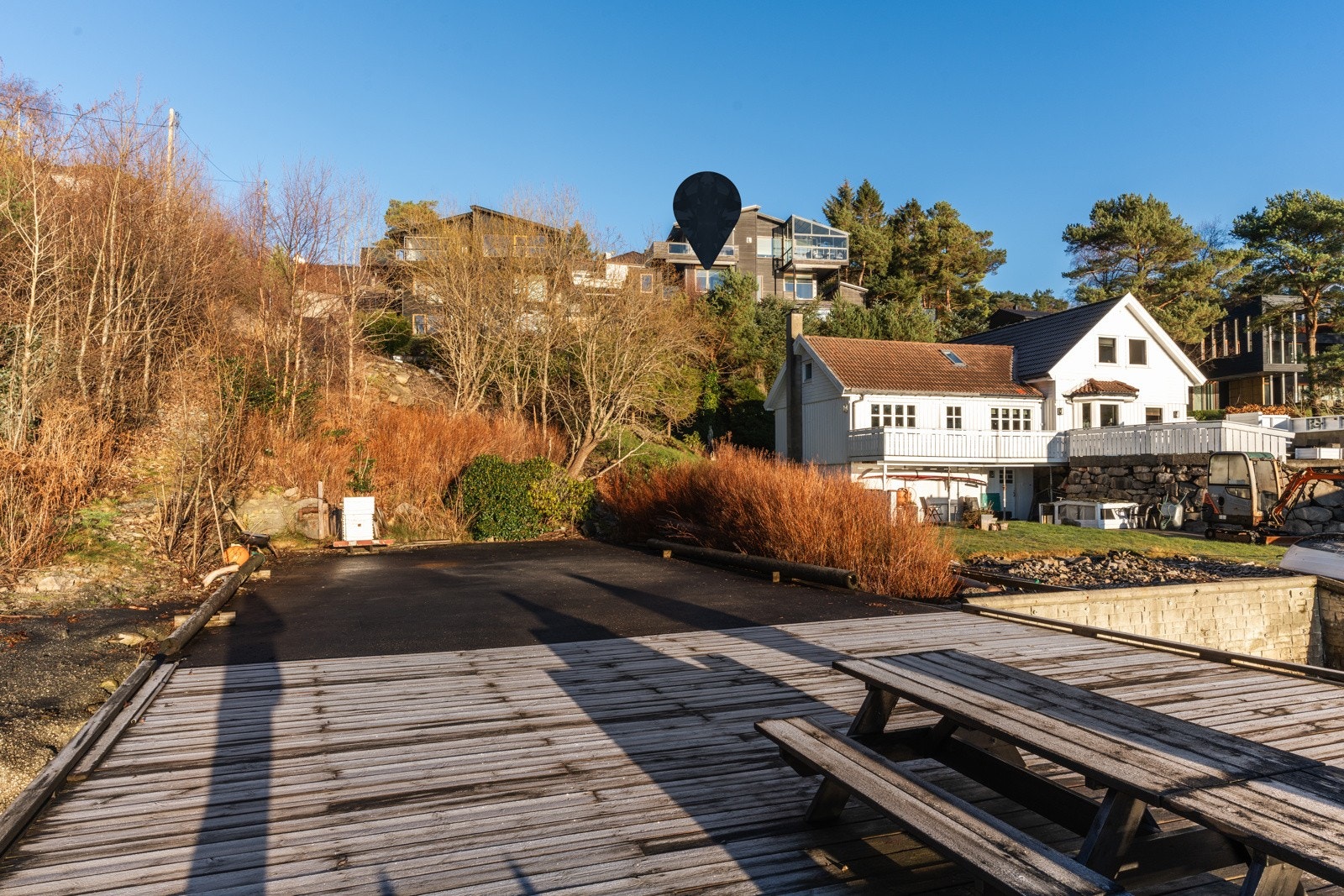 Sameiets tomt er pent opparbeidet. Galleribilde