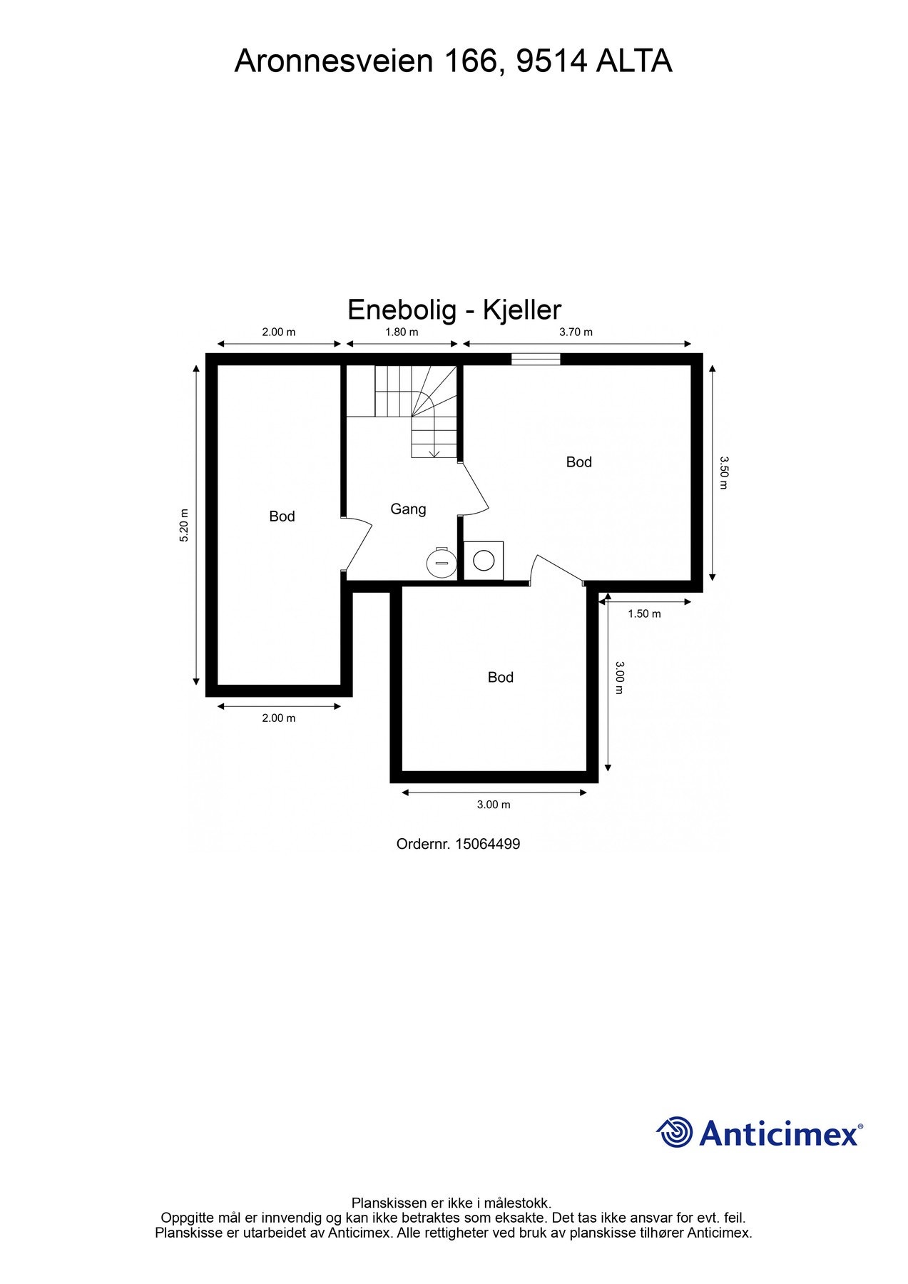 Plantegning kjeller Galleribilde