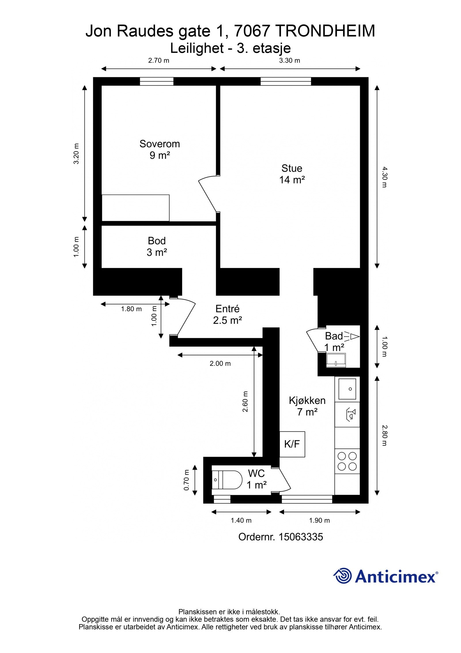 Plantegning Galleribilde