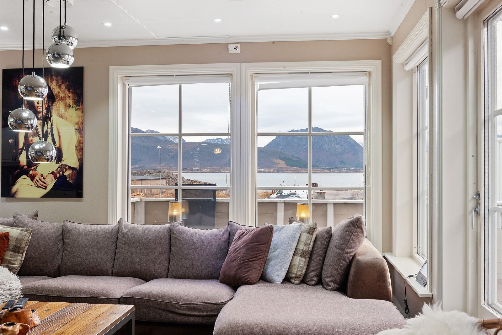 Havutsikt fra stue. Galleribilde