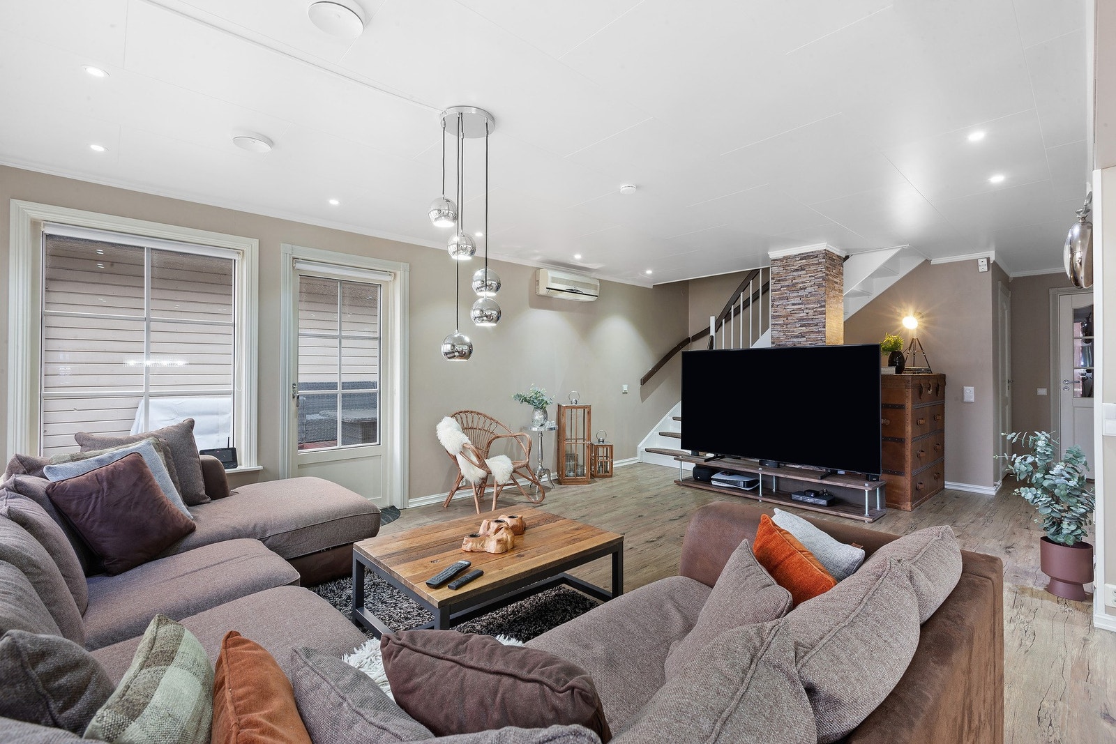 Adkomst til veranda fra stue. Galleribilde