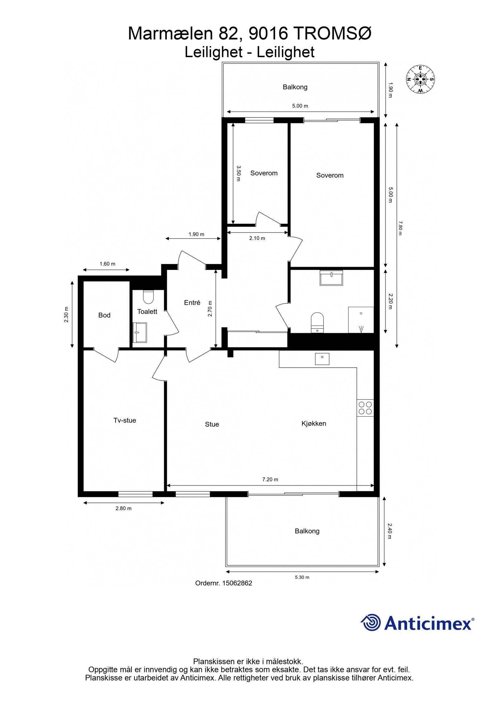 Plantegning Galleribilde