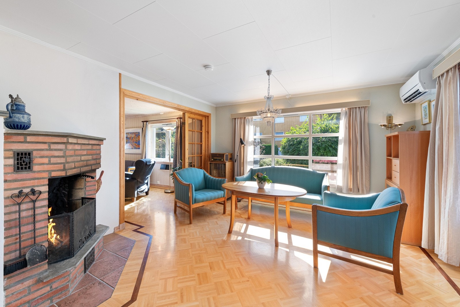 Stuen er oppdelt i flere soner Galleribilde