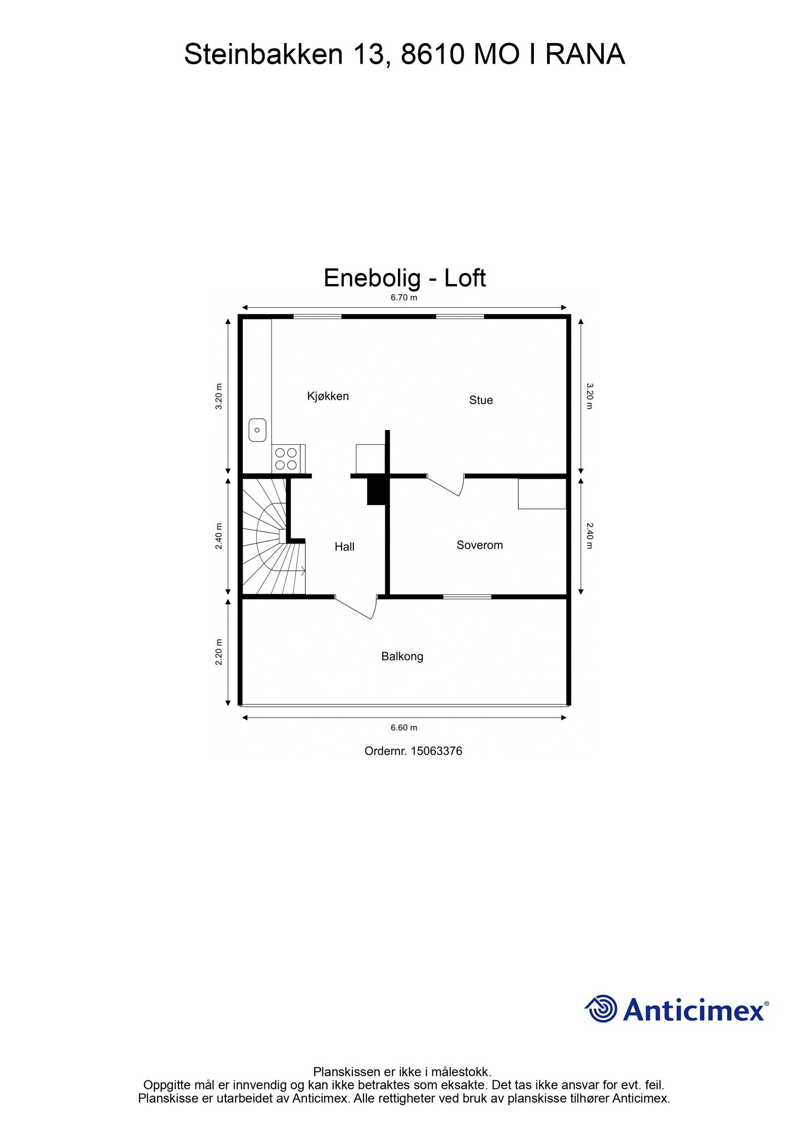 Plantegning 2. etasje Galleribilde