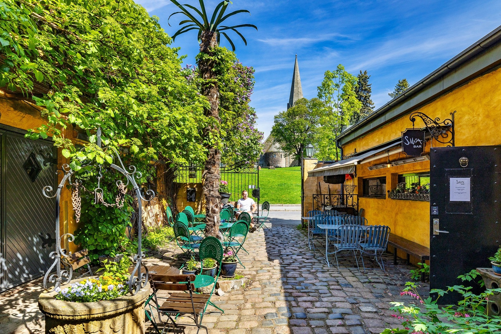 Flotte uteområder på Smia Bar. Galleribilde