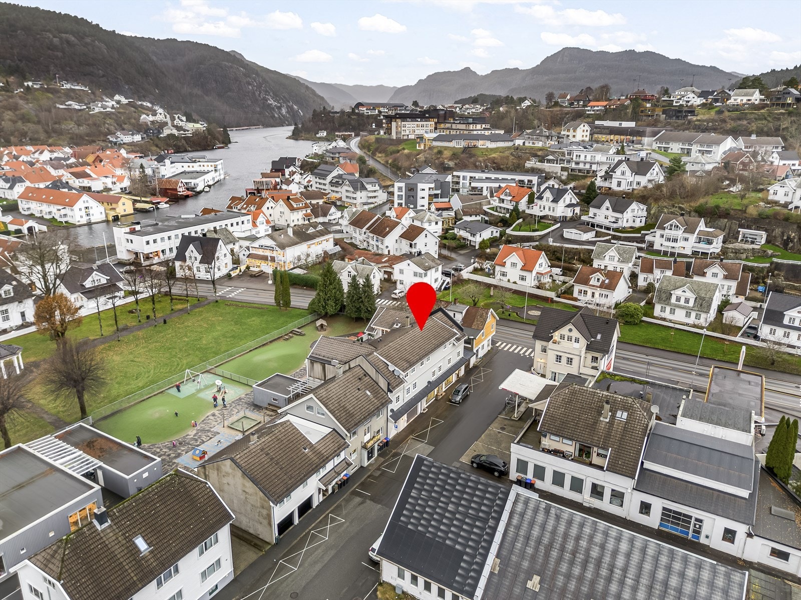 Dronefoto Galleribilde