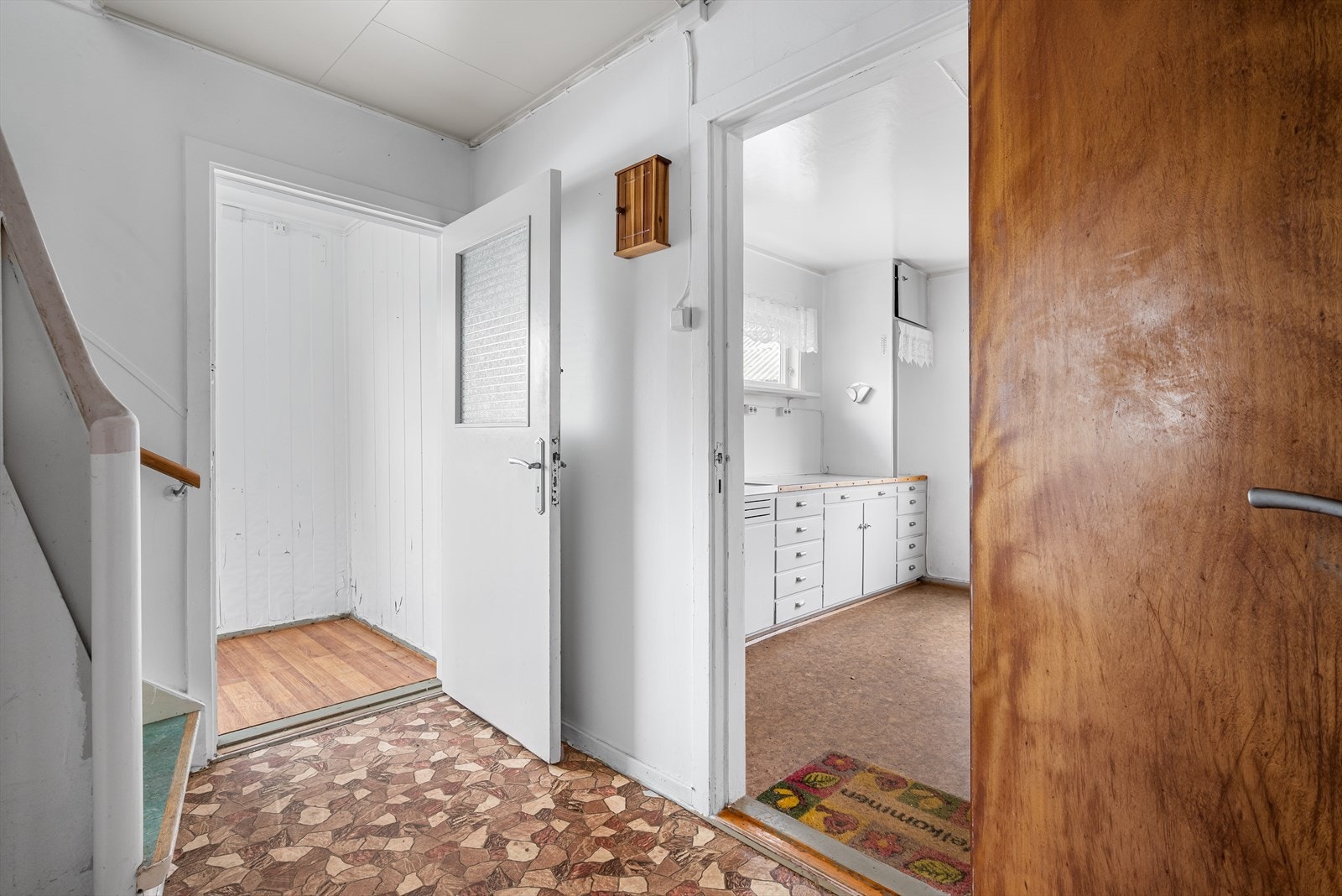 Videre beveger vi oss til boligens loftetasje. Galleribilde