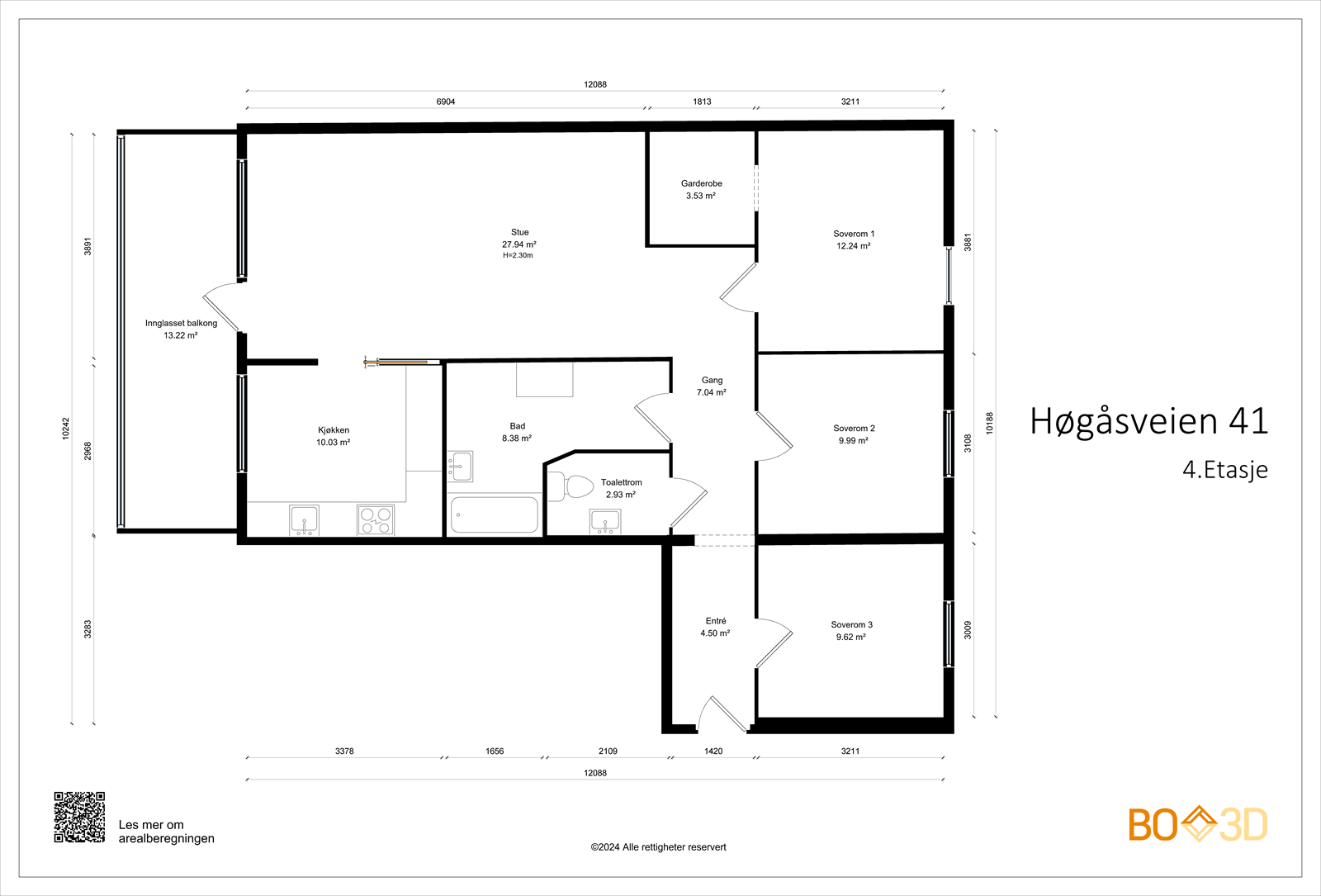 Plantegning Galleribilde