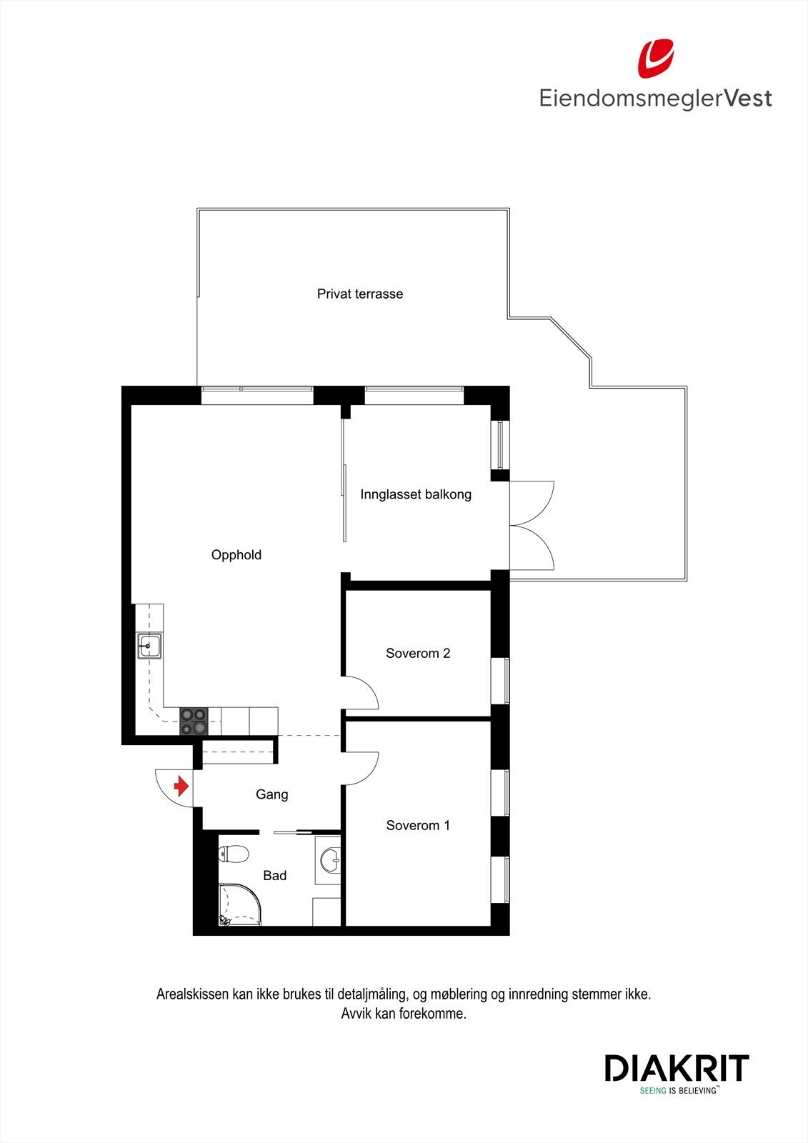 Plantegning Galleribilde