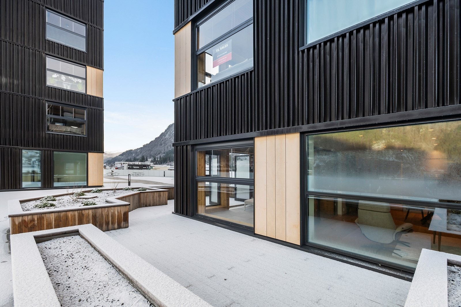 Privat terrasse med tilkomst til stor felles takterrasse Galleribilde