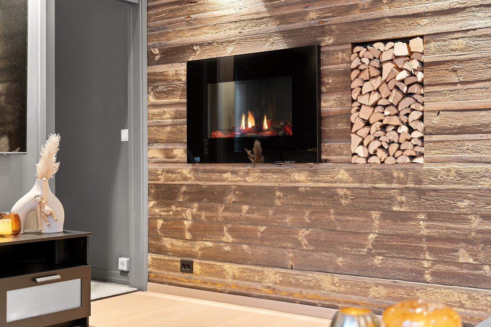 Detaljbilde av stue. Galleribilde