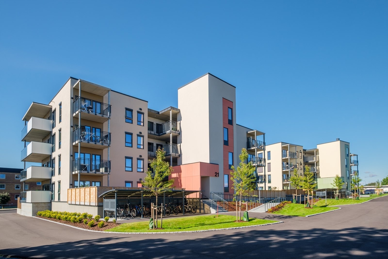 Byggetrinn 1 er ferdigstilt - sentral beliggenhet på Hovland Galleribilde