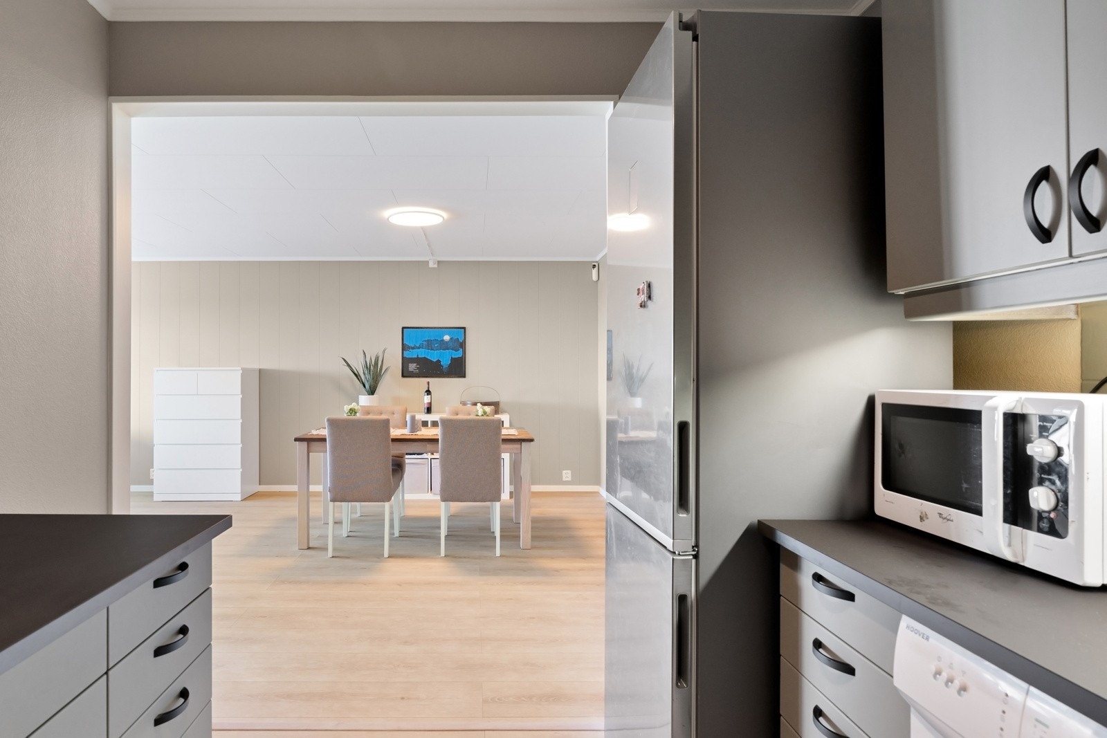 Kjøkkenet er fra Ikea og var nytt i 2021. Galleribilde