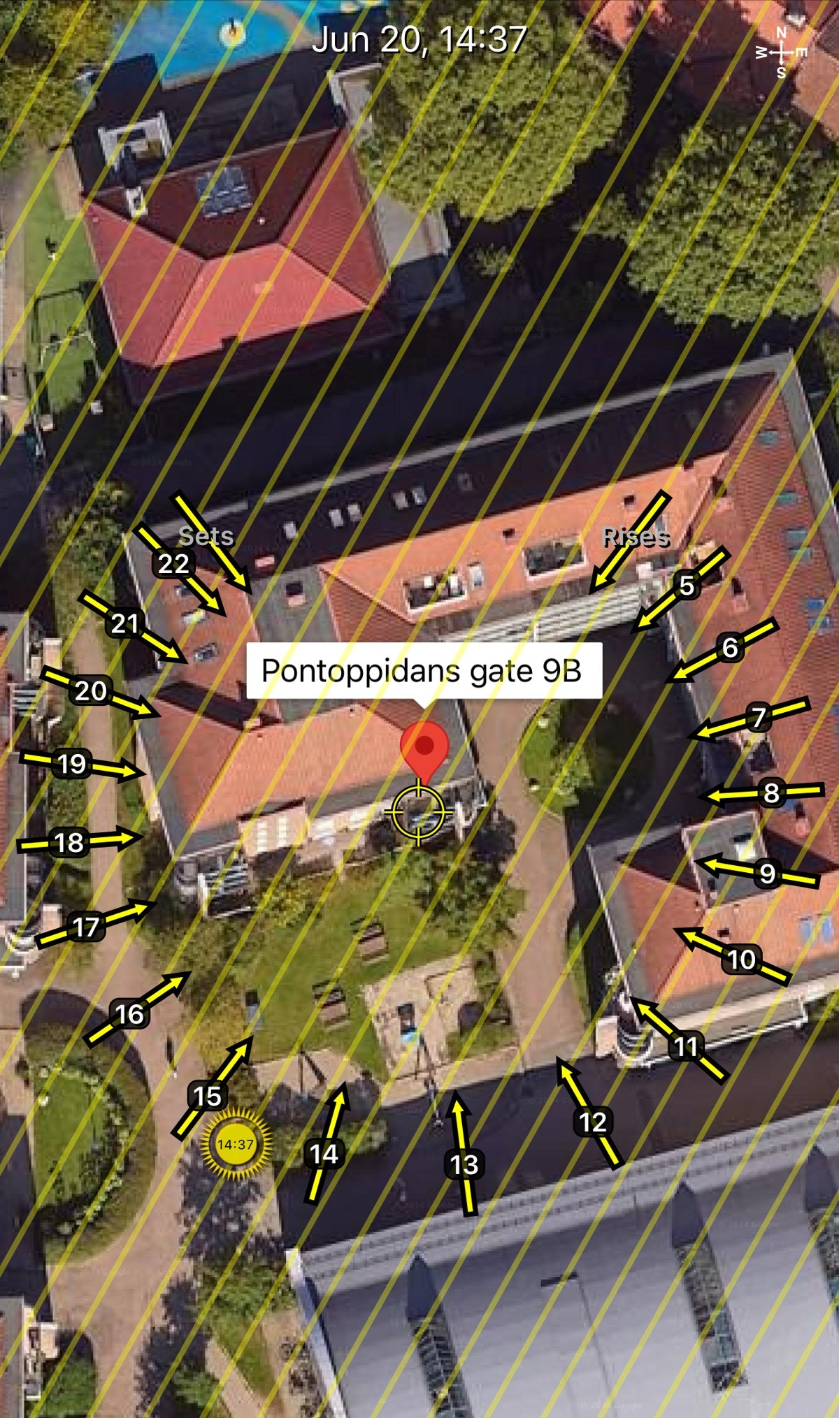 Den sydvendte beliggenheten gir også mengder av sol på sommeren. Galleribilde