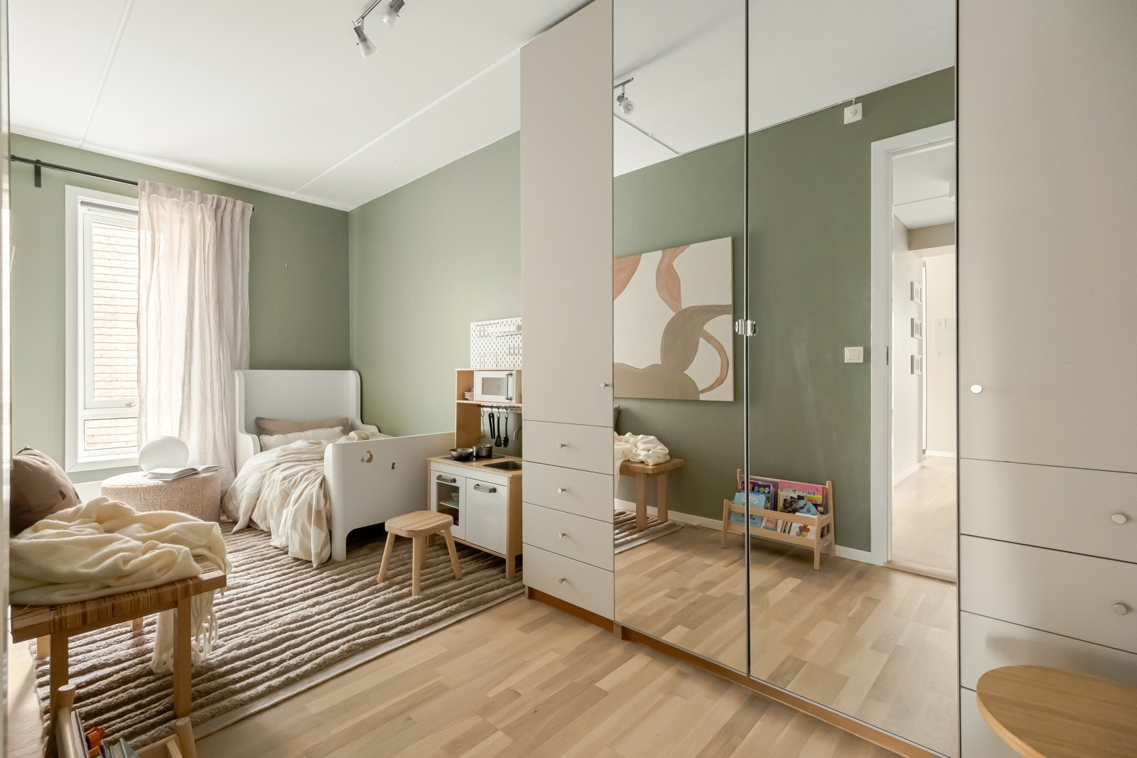 Innerst ligger det som er barnerommet i dag. Galleribilde