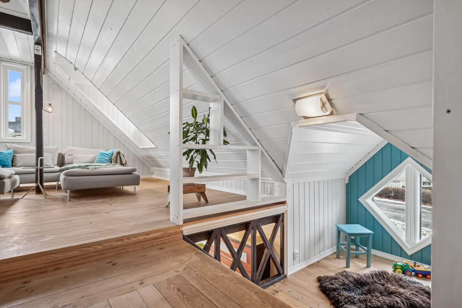 - En spennende planløsning med flere halvplan - Galleribilde