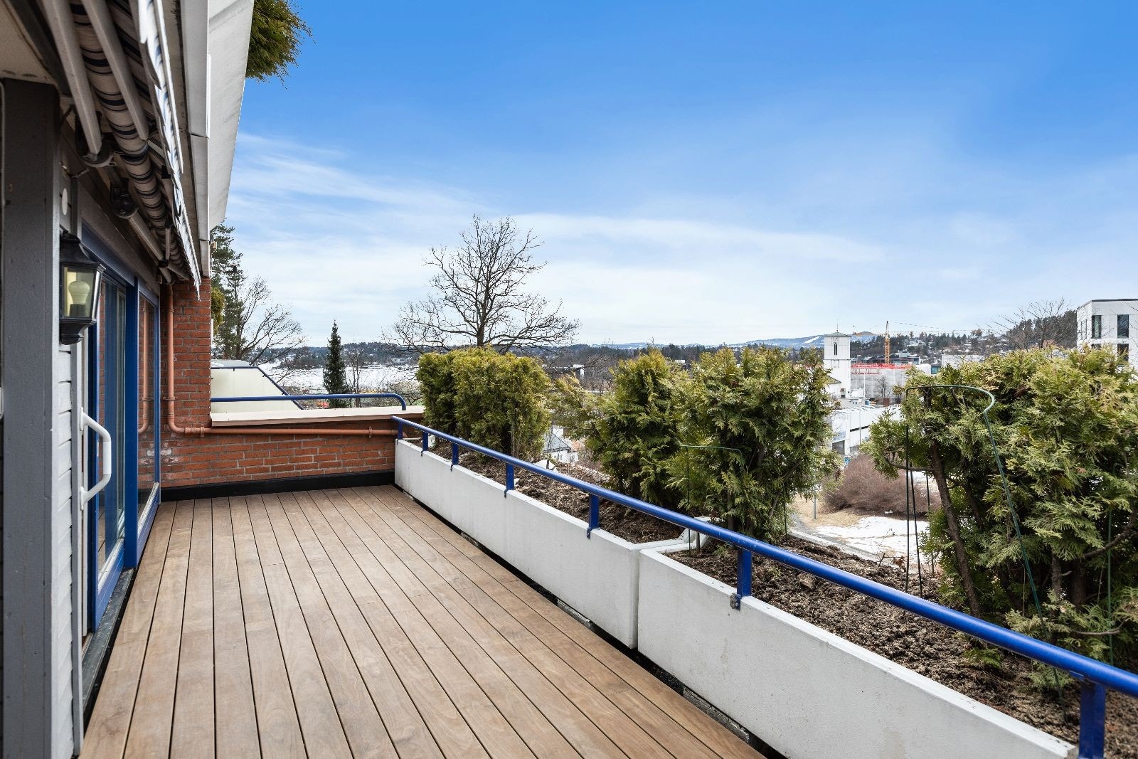 Utsikt fra terrassen Galleribilde