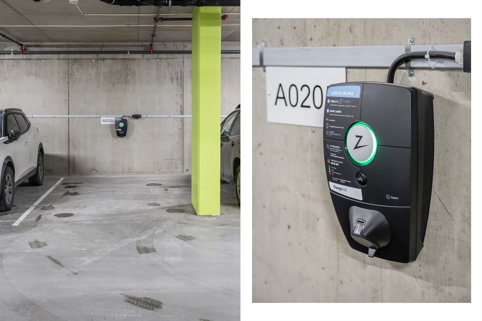 Leiligheten disponerer egen parkeringsplass med EL-lader i oppvarmet garasjeanlegg. Her har du trinnfri heisadkomst opp til leiligheten. Galleribilde