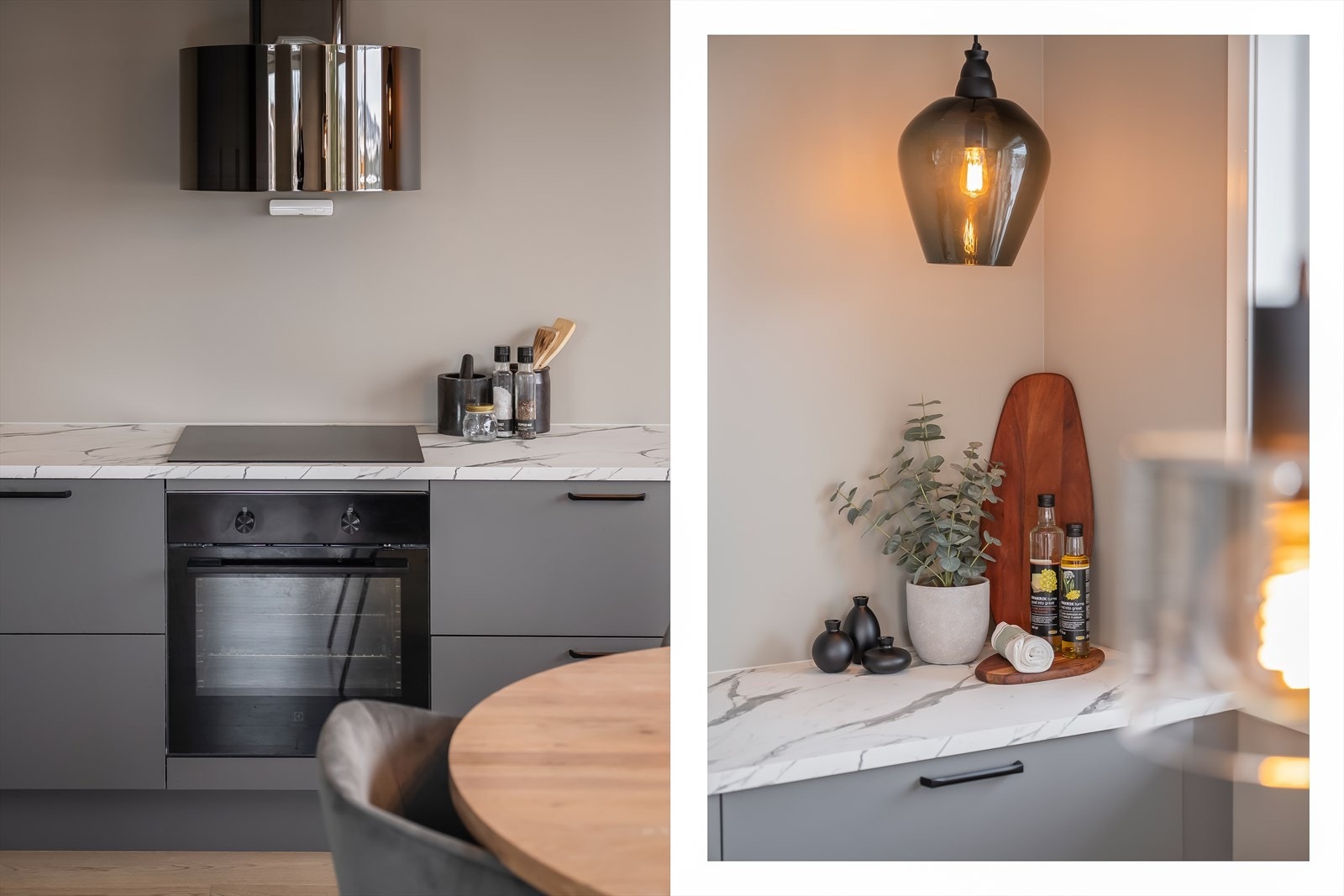 Her har du godt med arbeidsrom i form av en romslig benkeplate. Galleribilde