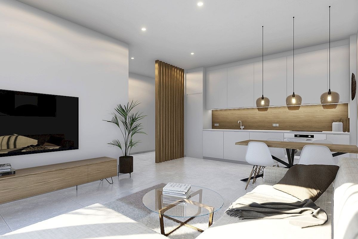 Romslig stue Galleribilde