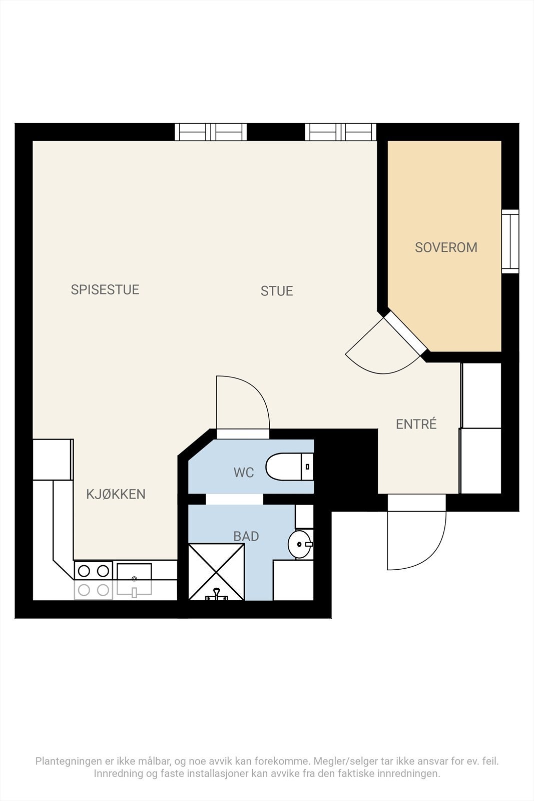 Plantegning Galleribilde