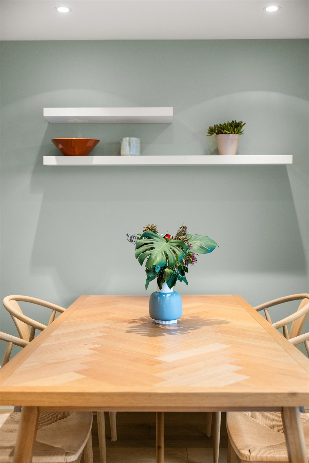 Delikate fargevalg er gjennomgående Galleribilde