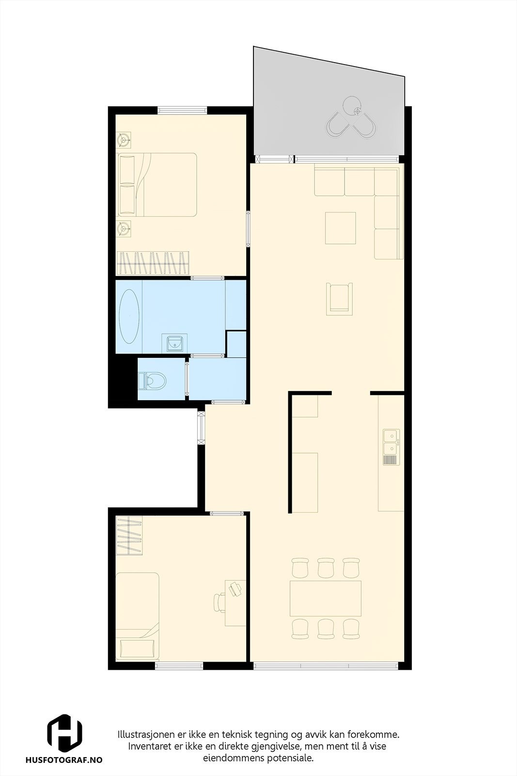 Plantegning Galleribilde